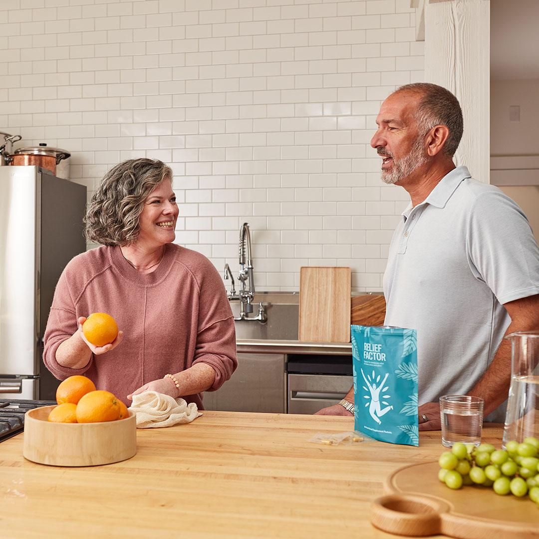 Couple in Kitchen