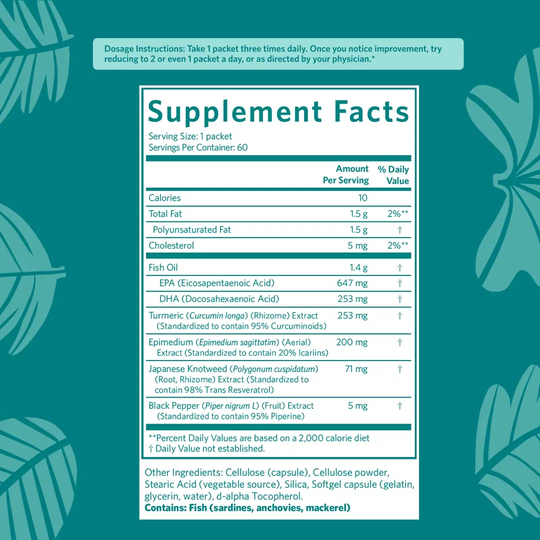 Relief Factor Supplement Facts