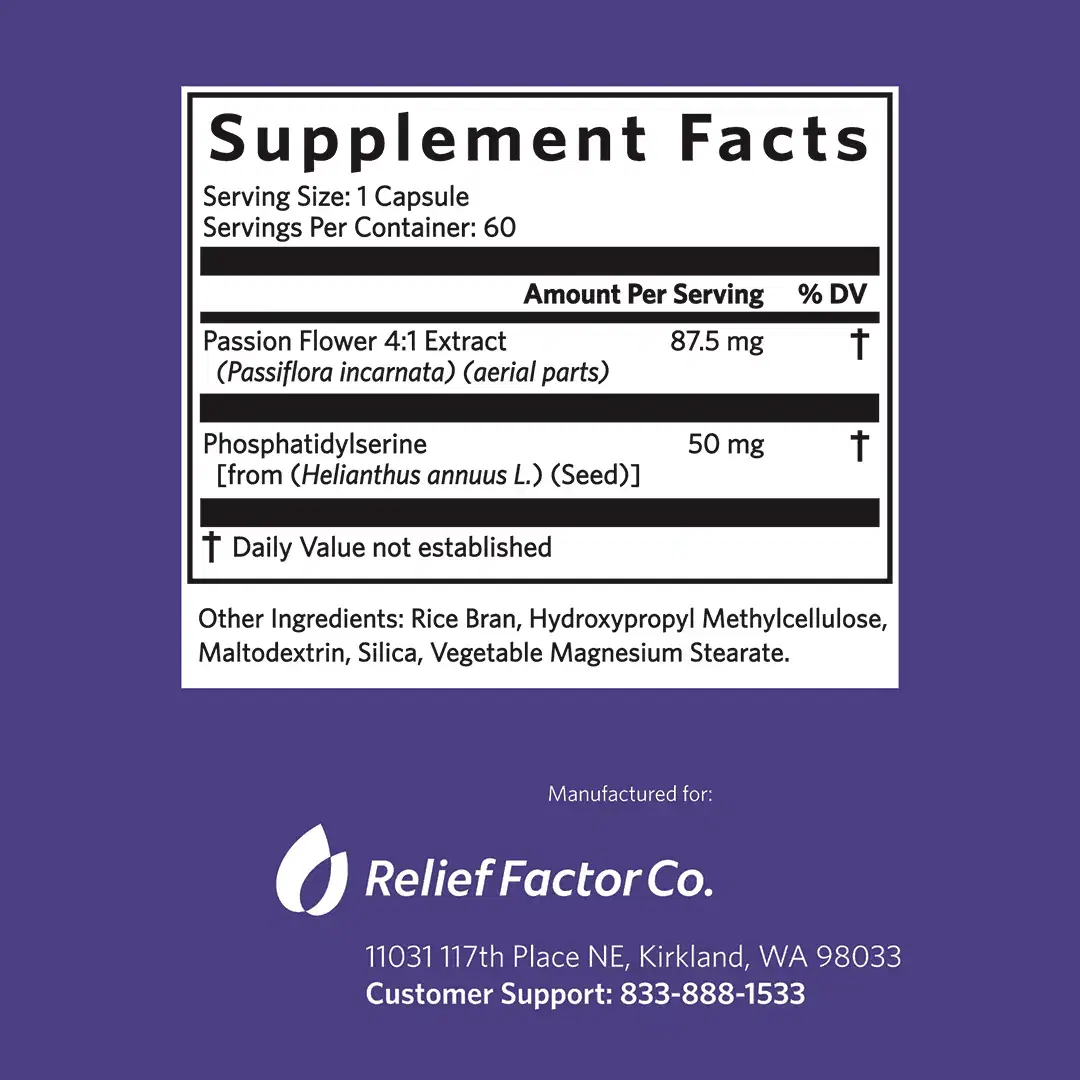 Zen Factor Supplement Facts