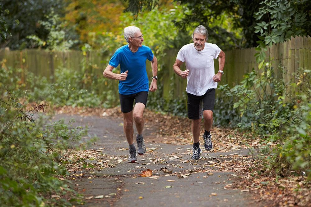 Friends Jogging